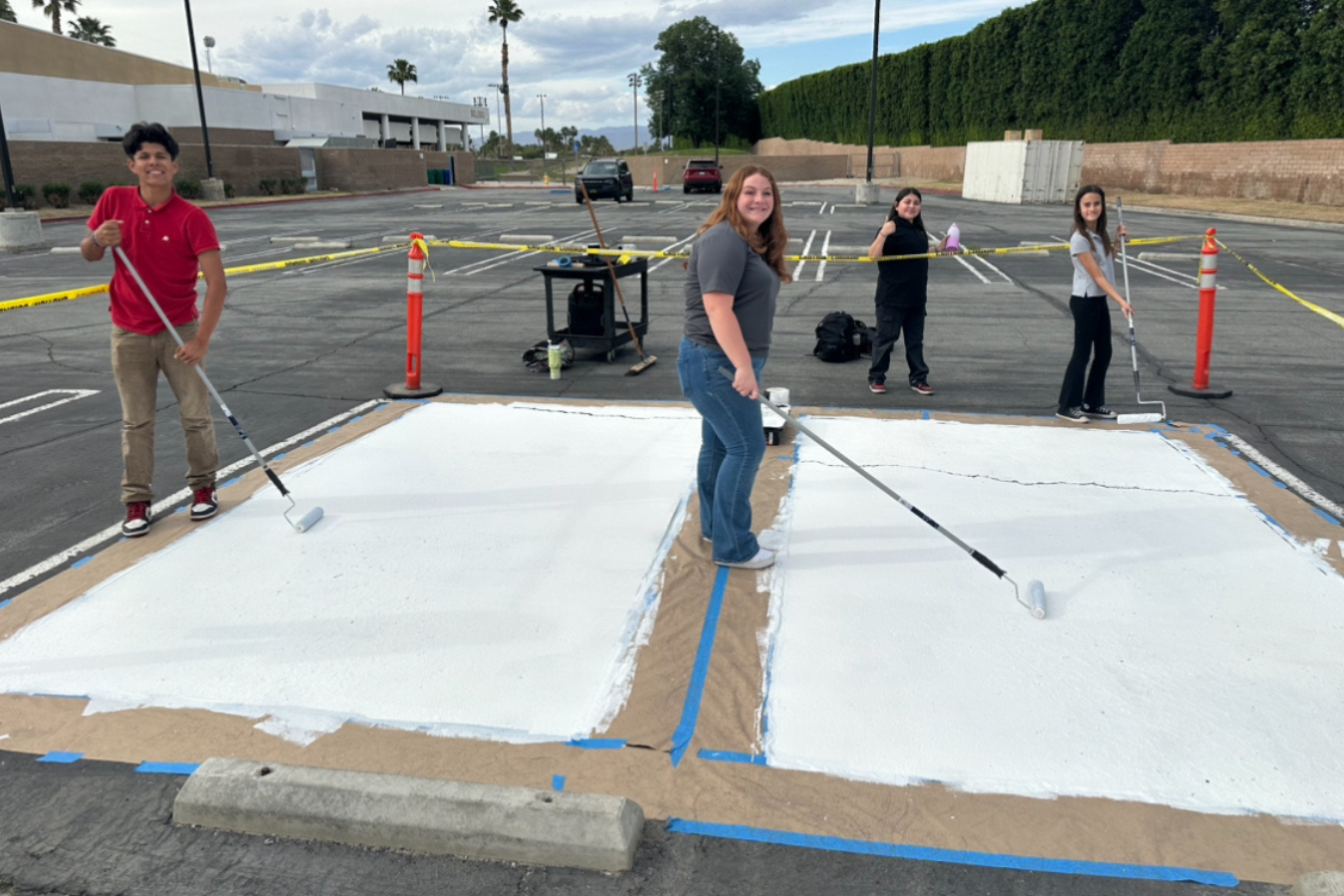 Painting Parking Spaces